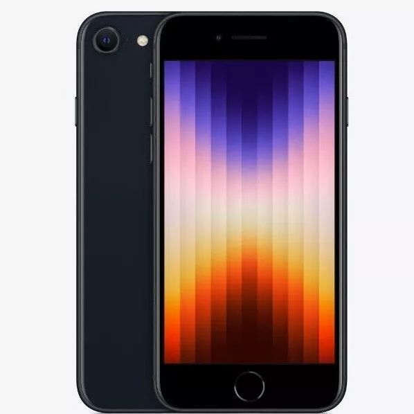 Apple iPhone SE 3rd Gen, 64GB, Midnight - Unlocked (Renewed)