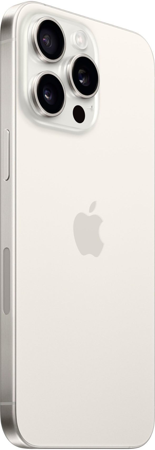 Apple iPhone 15 Pro Max, 256GB, White Titanium for Cricket Wireless (Renewed)