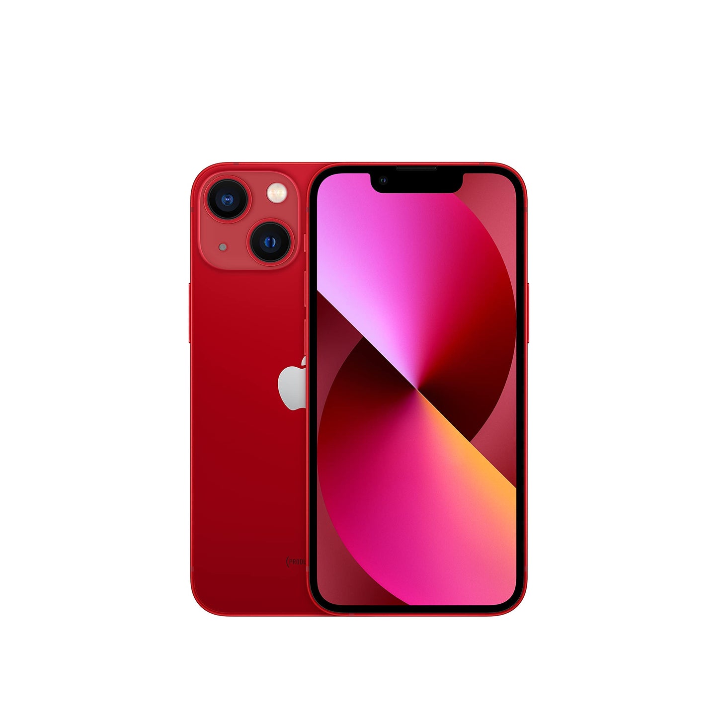 Apple iPhone 13 Mini, 128GB, Red - Unlocked (Renewed)