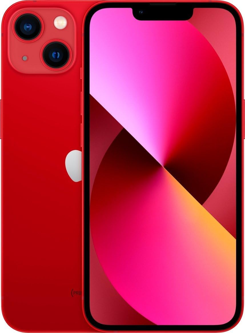 Apple iPhone 13 Mini, 256GB, Red - Unlocked (Renewed)