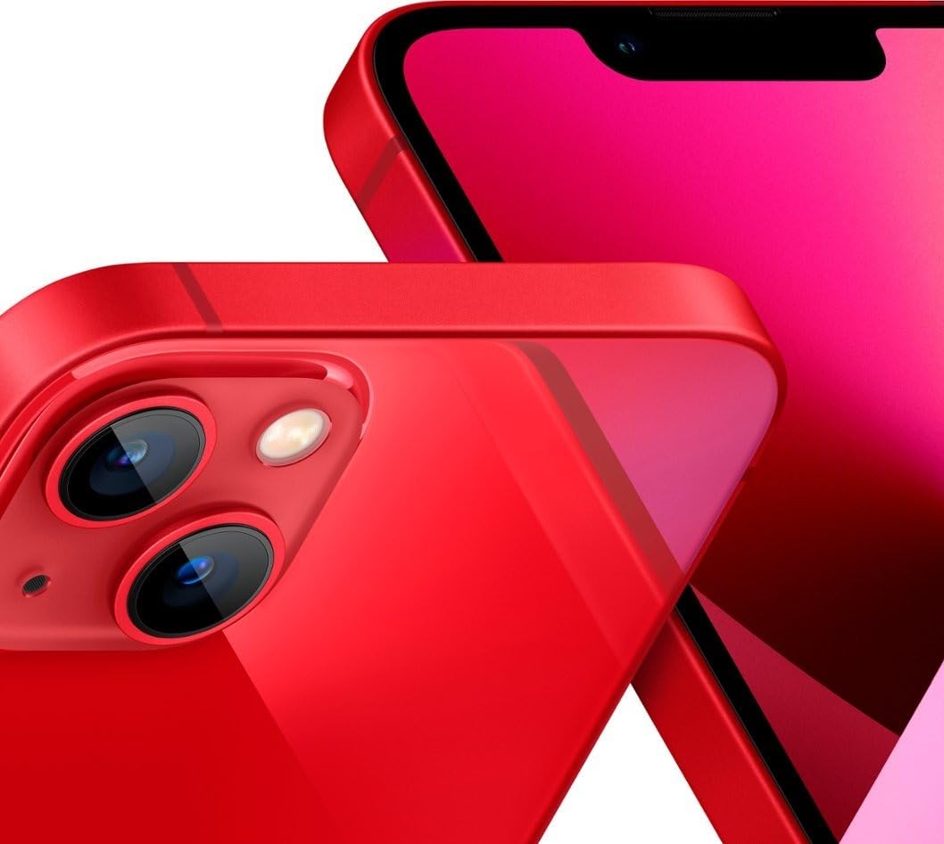 Apple iPhone 13 Mini, 256GB, Red - Unlocked (Renewed)
