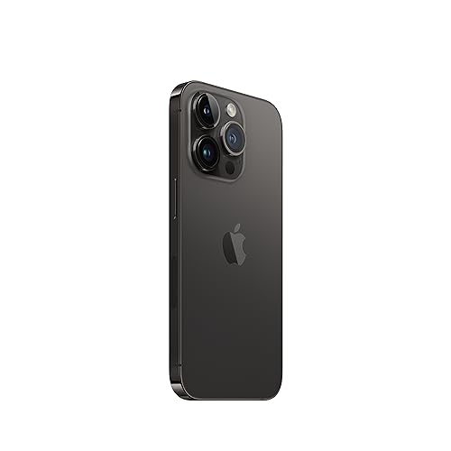 Apple iPhone 14 Pro, 128GB, Space Black - Unlocked (Renewed)