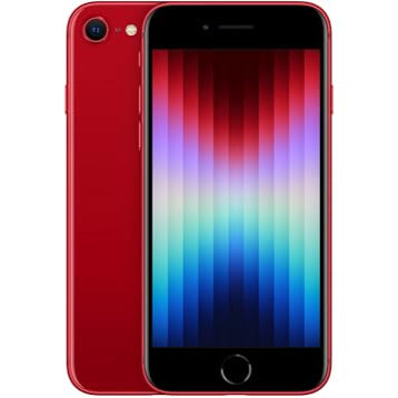 Apple iPhone SE 3rd Gen, 64GB, RED - Unlocked (Renewed)