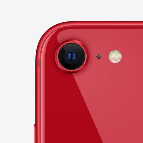 Apple iPhone SE 3rd Gen, 64GB, RED - Unlocked (Renewed)