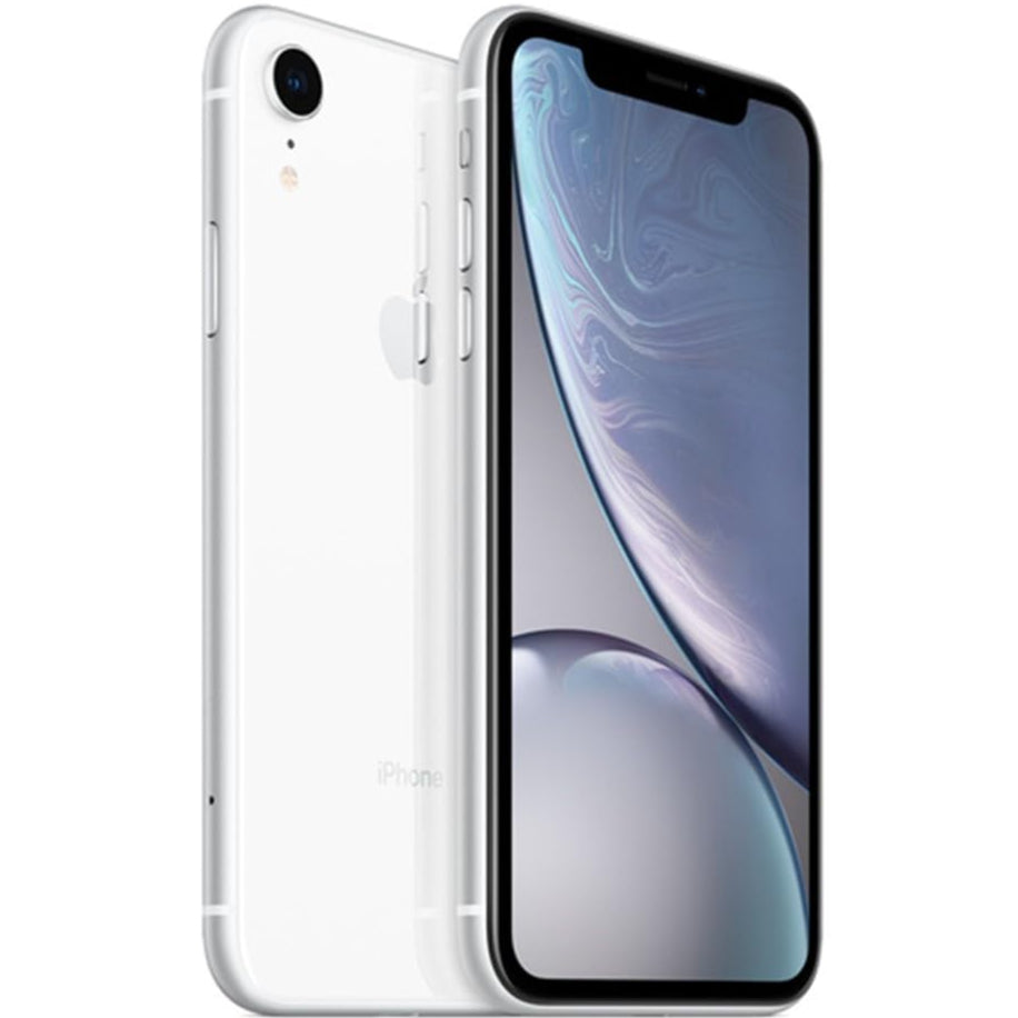 Apple iPhone XR, US Version, 64GB, White - T-Mobile (Renewed)