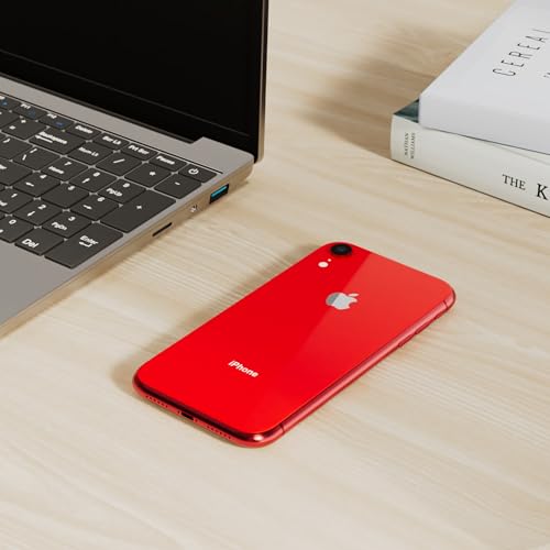 Apple iPhone XR, US Version, 64GB, Red - Unlocked (Renewed)
