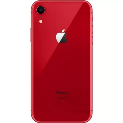 Apple iPhone XR, US Version, 64GB, Red - Unlocked (Renewed)