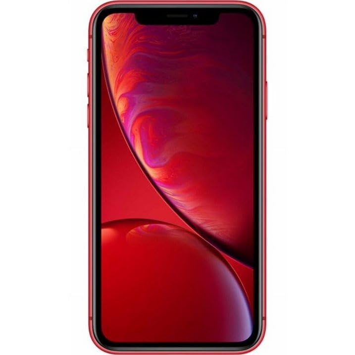 Apple iPhone XR, US Version, 64GB, Red - Unlocked (Renewed)