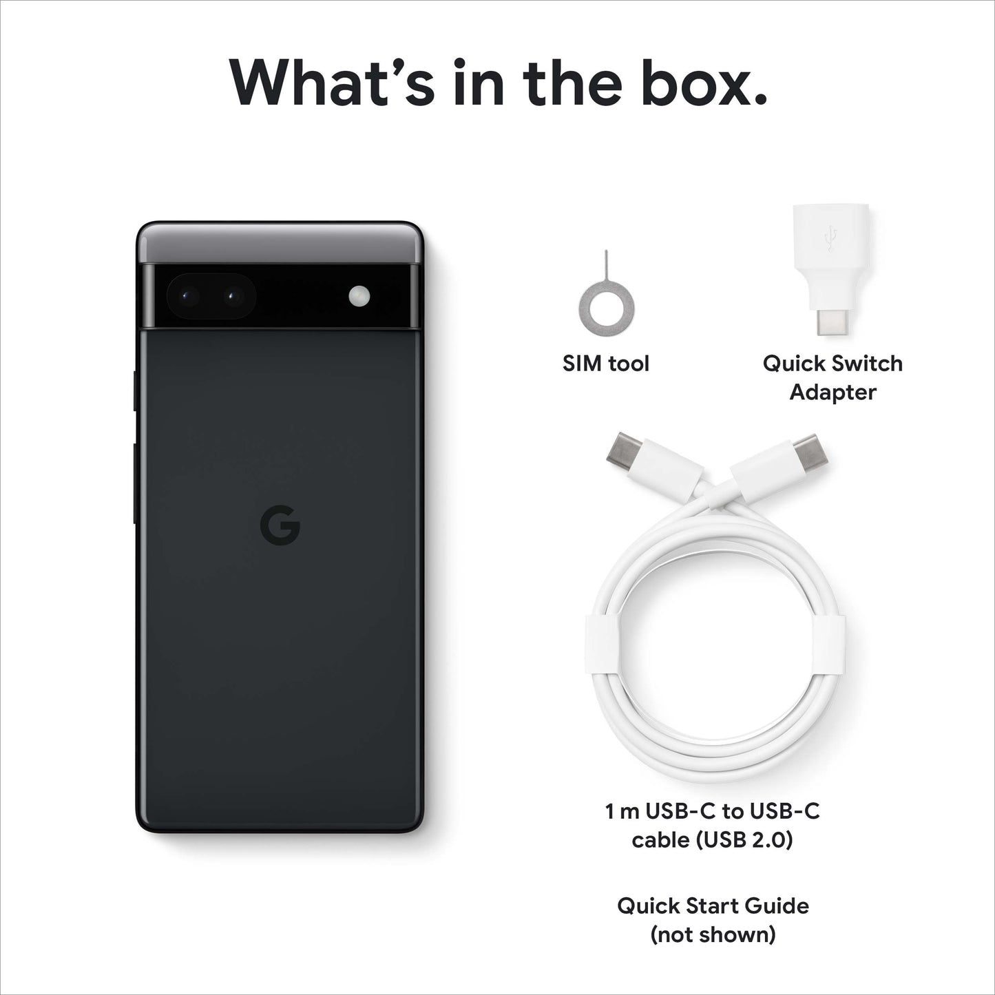 Google Pixel 6A 5G 128GB 6GB RAM Factory Unlocked (GSM Only, No CDMA - not Compatible with Verizon) Global Version - Chalk (Renewed)