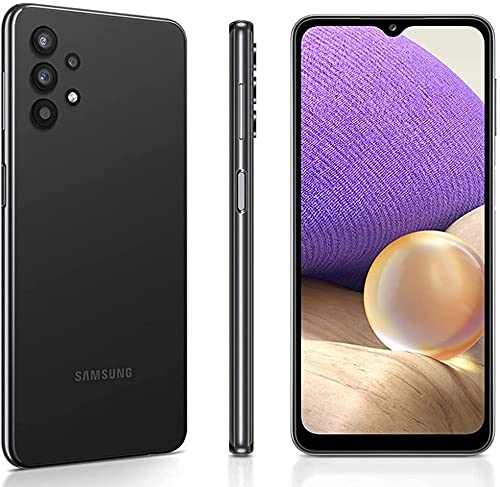 SAM SUNG Galaxy A32 5G Supported | Boost Carrier Locked | (Boost Mobile Phones) Packaging | 4GB, 64GB Black (New) | Android Smartphone | Best Affordable Smart Phone |, 6 x 4 x 2 (Renewed)