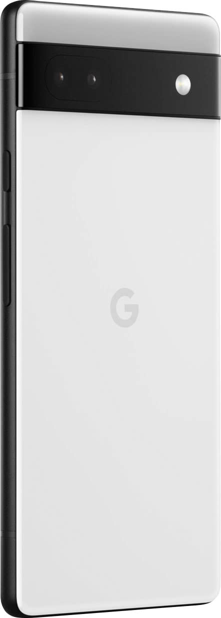Google Pixel 6A 5G 128GB 6GB RAM Factory Unlocked (GSM Only, No CDMA - not Compatible with Verizon) Global Version - Chalk (Renewed)