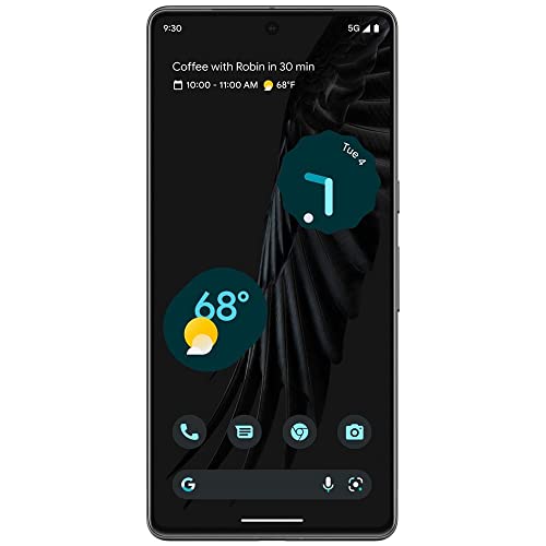 Google Pixel 7 5G, US Version, 128GB, Obsidian - Unlocked (Renewed)