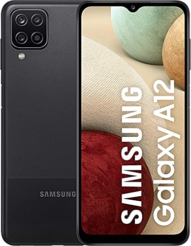 Samsung Galaxy A12 (32GB, 3GB) 6.5" HD+, Quad Camera, 5000mAh Battery, Global 4G Volte (AT&T Unlocked for T-Mobile, Verizon, Metro) A125U (Black) (Renewed)