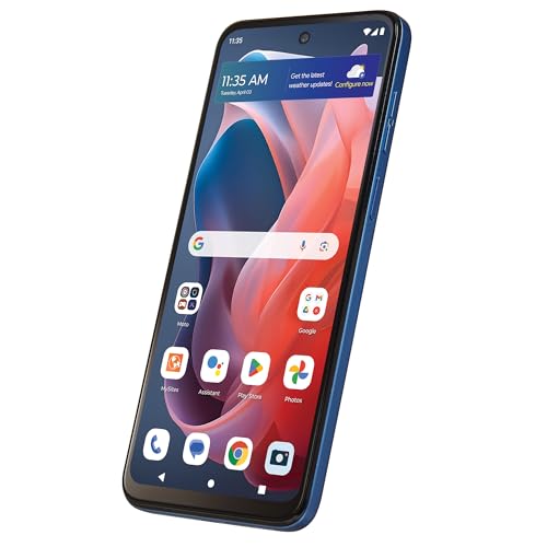 Simple Mobile | Motorola Moto g Play 2024 | Locked | 64GB | 5000mAh Battery | 50MP Quad Pixel Camera | 6.5-in. HD+ 90Hz Display | Sapphire Blue