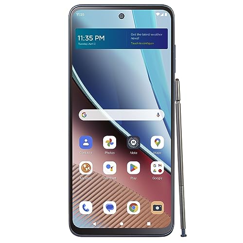 TracFone | Motorola Moto g Stylus (2023) | Locked | 64GB | 5000mAh Battery | 50MP Quad Pixel Camera | 6.5-in. 90Hz Display | Blue