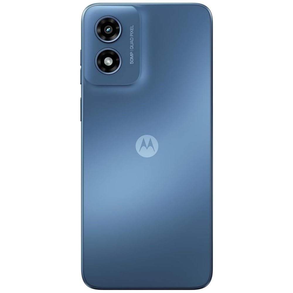 Moto G Play | 2024 | Unlocked | Made for US 4/64GB | 50MP Camera | Sapphire Blue (Renewed)