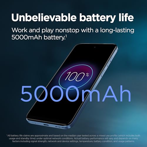 Total by Verizon |Motorola Moto g Play 2024 | Locked | 64GB | 5000mAh Battery | 50MP Quad Pixel Camera | 6.5-in. HD+ 90Hz Display | Sapphire Blue
