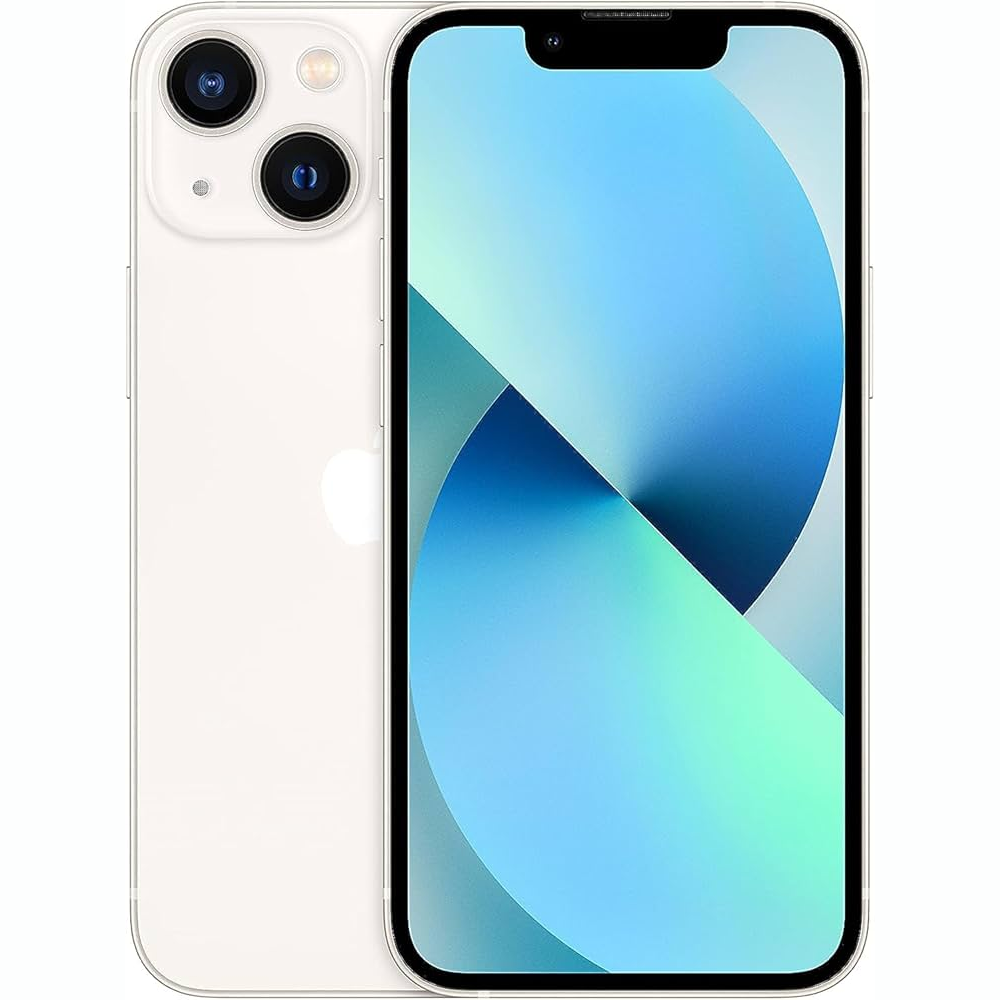 Apple iPhone 13 Mini, 128GB, Starlight - Unlocked (Renewed)