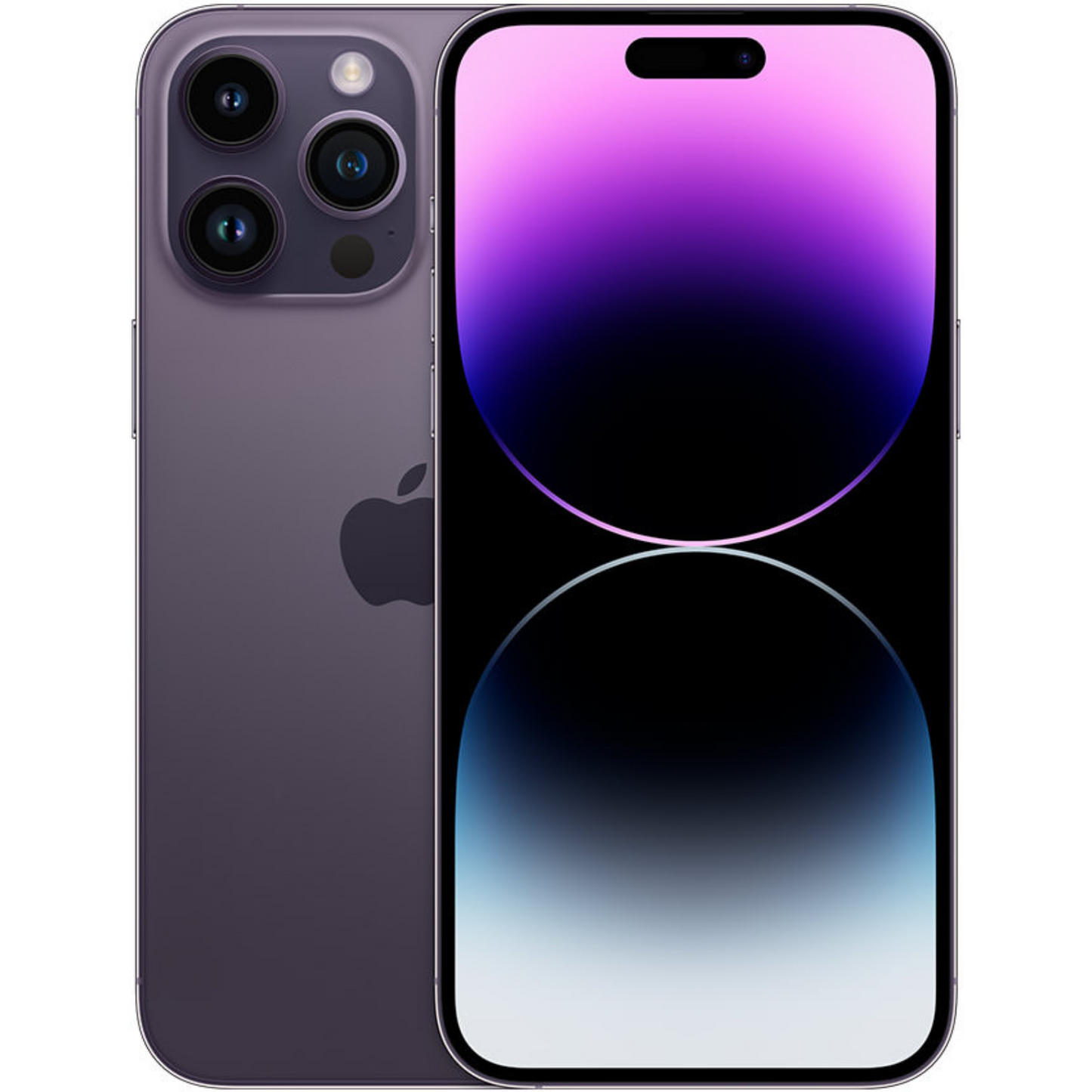 Apple iPhone 14 Pro Max, 128GB, Deep Purple - Unlocked (Renewed)