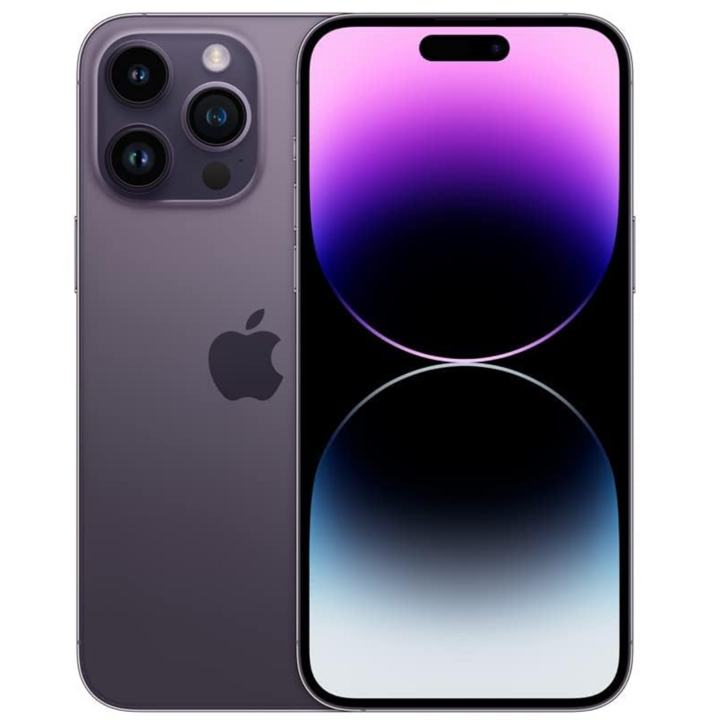 Apple iPhone 14 Pro Max, 128GB, Deep Purple - Unlocked (Renewed)
