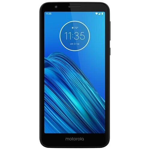 total wireless Motorola Moto E6 4G LTE Prepaid Smartphone (Locked) - Black - 16GB - Sim Card Included - CDMA