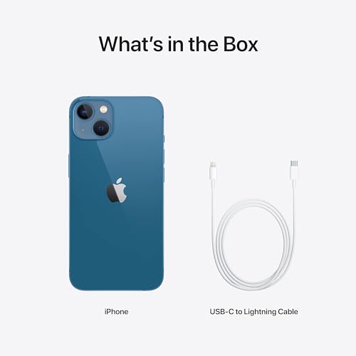Apple iPhone 13, 256GB, Blue - Unlocked (Renewed)
