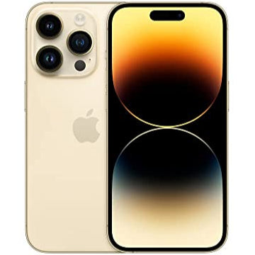 Apple iPhone 14 Pro, 128GB, Gold - Unlocked (Renewed)