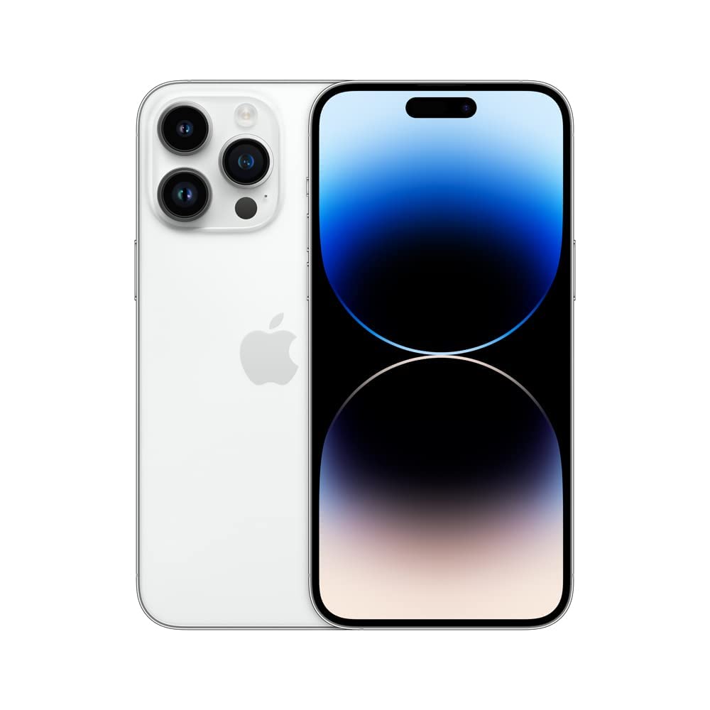 Apple iPhone 14 Pro Max, 128GB, Silver for T-Mobile (Renewed)