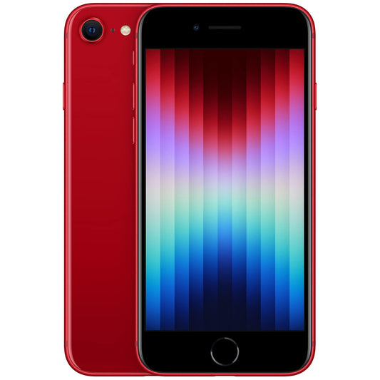 Apple iPhone SE 3rd Gen, 64GB, RED - Unlocked (Renewed)