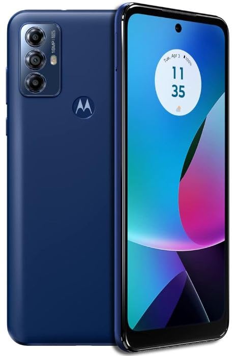 Motorola Moto G Play (2023) XT2271-1 | Up to 3-Day Battery US 3/32GB 16MP Camera Navy Blue for Verizon Postpaid and Prepaid only (Renewed)