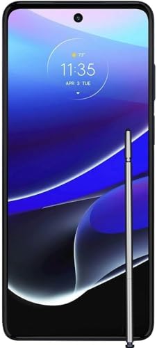 Moto G Stylus 5G | 2022 GSM Unlocked Made for US by Motorola 128GB 50MP Camera Steel Blue (Renewed)