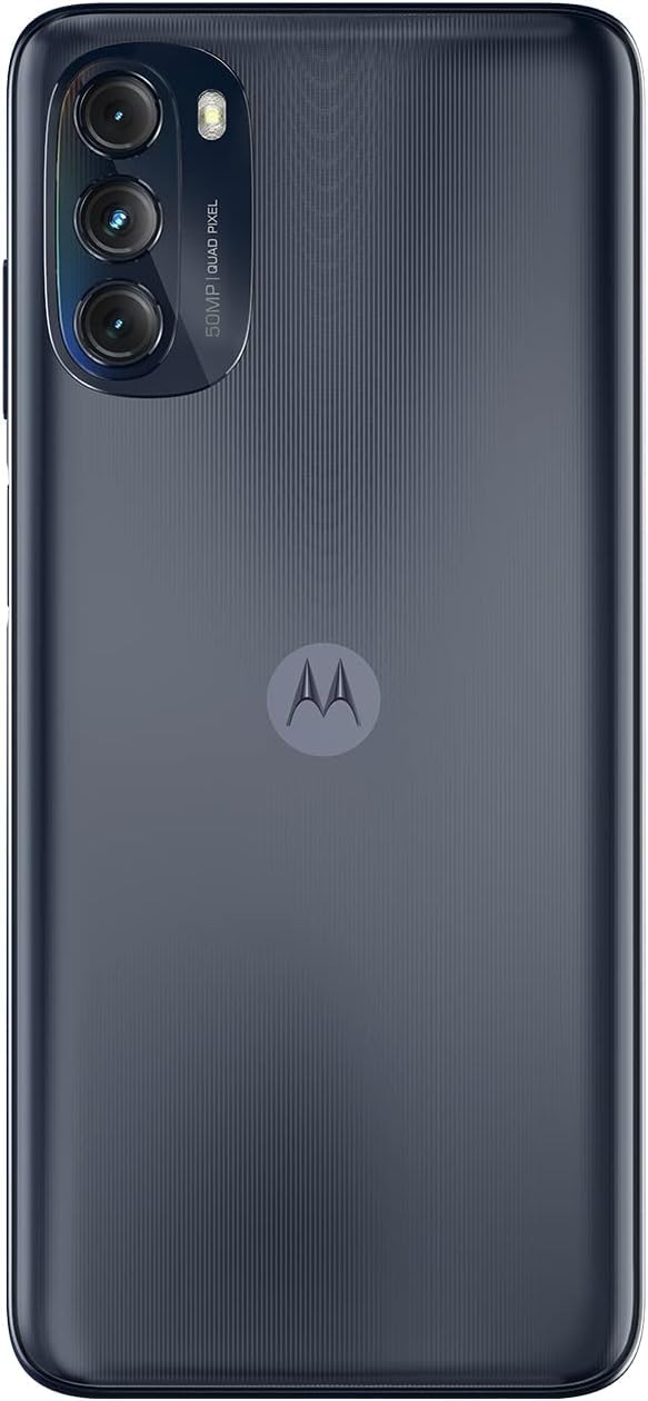 Motorola Moto G 5G 2022 (64GB, 4GB) 6.5" 90Hz HD LCD, 50MP Dual Camera, Android 13 (US Cellular Unlocked for T-Mobile, AT&T, Verizon, Global) XT2213-3 (Moonlight Gray)