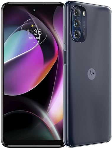 Motorola Moto G 5G 2022 (64GB, 4GB) 6.5" 90Hz HD LCD, 50MP Dual Camera, Android 13 (US Cellular Unlocked for T-Mobile, AT&T, Verizon, Global) XT2213-3 (Moonlight Gray)