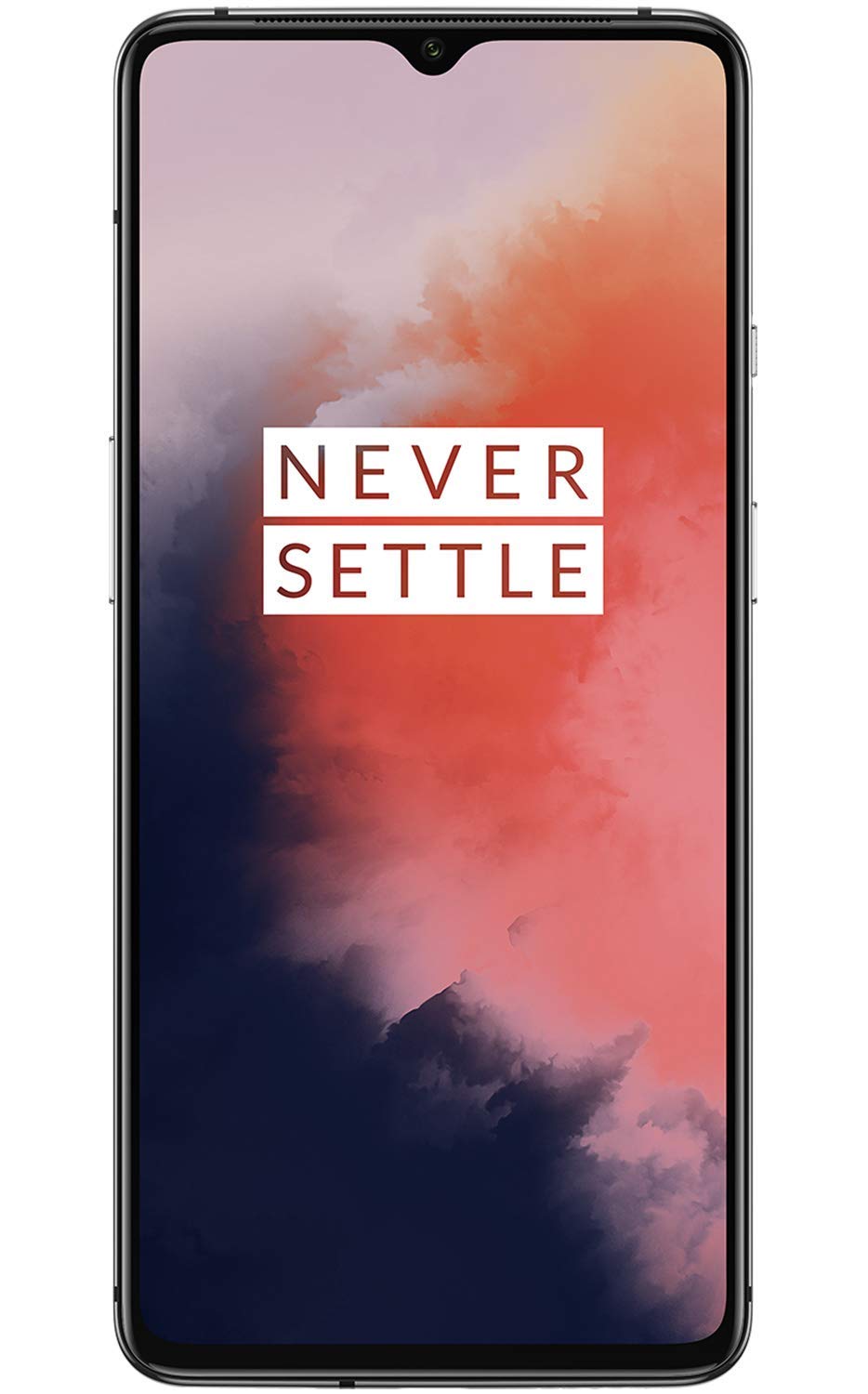 OnePlus 7T HD1907, 8GB RAM + 128GB, T-Mobile GSM Unlocked, Single Sim, US Model - Frosted Silver (Renewed)