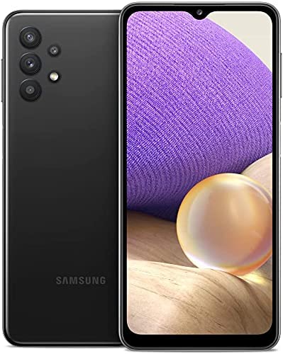 Samsung Galaxy A32 5G (64GB, 4GB) 6.5" 90Hz Display, 48MP Quad Camera, All Day Battery, GSM (Only for T-Mobile, Sprint, Ultra) 4G LTE A326U (Awesome Black) (Renewed)