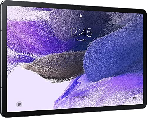 SAMSUNG Galaxy Tab S7 FE 5G 2021 (64GB, 4GB) 12.4? Android Tablet, All Day Battery, Snapdragon 750 5G/LTE/WiFi (GSM Unlocked for AT&T, T-Mobile, Global) SM-T738U (w/S-Pen, Mystic Black) (Renewed)