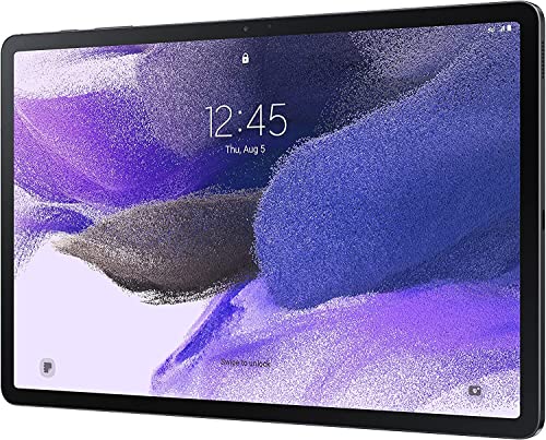 SAMSUNG Galaxy Tab S7 FE 5G 2021 (64GB, 4GB) 12.4? Android Tablet, All Day Battery, Snapdragon 750 5G/LTE/WiFi (GSM Unlocked for AT&T, T-Mobile, Global) SM-T738U (w/S-Pen, Mystic Black) (Renewed)