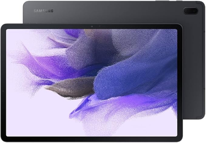 SAMSUNG Galaxy Tab S7 FE 5G 2021 (64GB, 4GB) 12.4? Android Tablet, All Day Battery, Snapdragon 750 5G/LTE/WiFi (GSM Unlocked for AT&T, T-Mobile, Global) SM-T738U (w/S-Pen, Mystic Black) (Renewed)