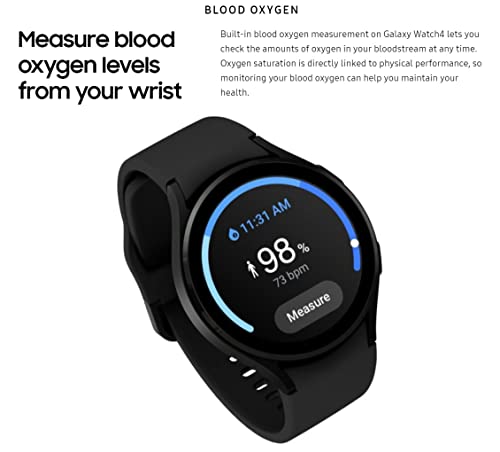 Samsung Galaxy Watch 4 44mm R875 Smartwatch GPS Bluetooth WiFi + LTE with ECG Monitor Tracker for Health Fitness Running Sleep Cycles GPS Fall Detection - (Renewed)