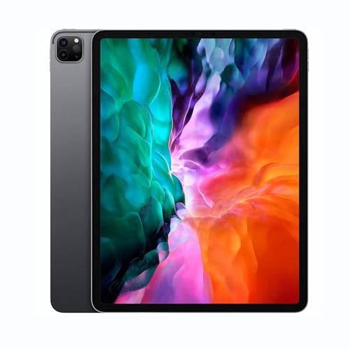 2020 Apple iPad Pro (12.9-inch, Wi-Fi + Cellular, 256GB) - Space Gray (Renewed)