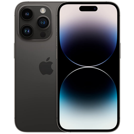 Apple iPhone 14 Pro, 128GB, Space Black - Unlocked (Renewed)