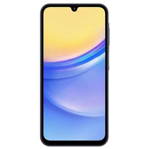 SAMSUNG Galaxy A15 5G (128GB, 2024) 6.5" 90Hz AMOLED, 50MP Camera, 4G Volte (Fully Unlocked International Model for AT&T, T-Mobile, Verizon, Global) A156U (Blue Black) (Renewed)