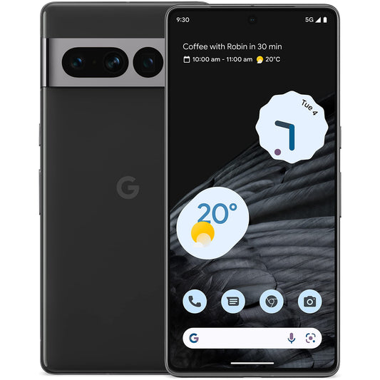 Google Pixel 7 Pro 5G, US Version, 128GB, Obsidian - Unlocked (Renewed)