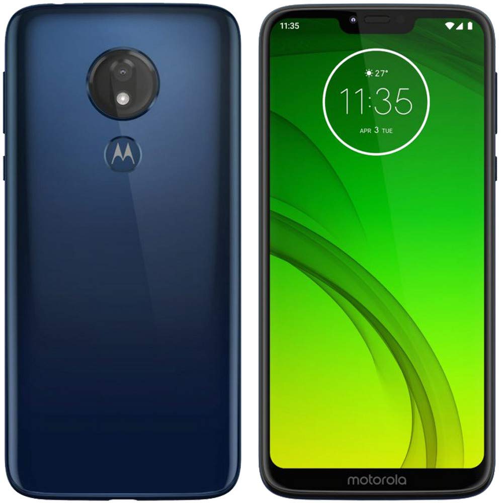 Motorola Moto G7 Power 32GB XT1955-5 LTE T-Mobile Android Smartphone - (Marine Blue) (Renewed)