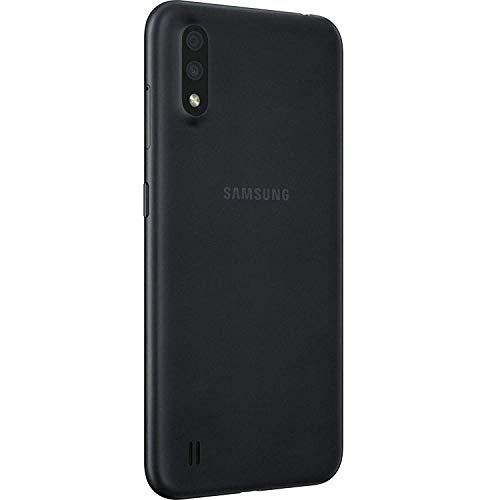 Samsung Galaxy A01, 16 GB, Black, Unlocked (Renewed)