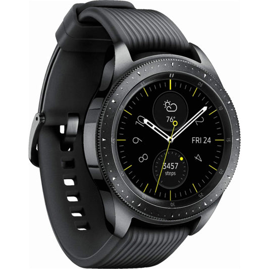 Samsung Galaxy Watch (42mm) Smartwatch (Bluetooth) Android/iOS Compatible -SM-R810 Intenational Version -No Warranty (Midnight Black) (Renewed)