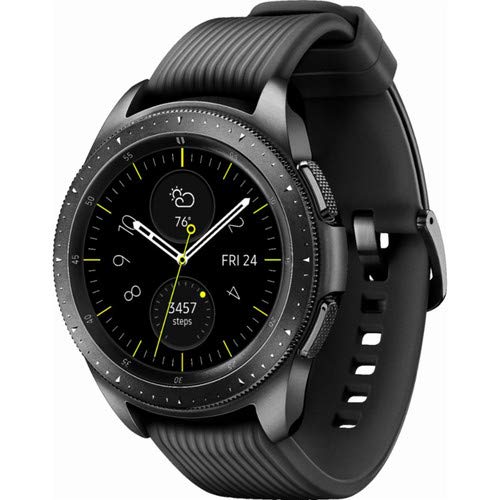 Samsung Galaxy Watch (42mm) Smartwatch (Bluetooth) Android/iOS Compatible -SM-R810 Intenational Version -No Warranty (Midnight Black) (Renewed)