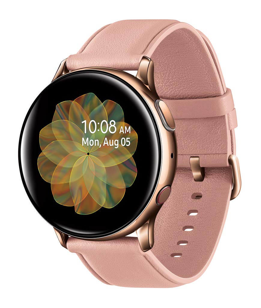 Samsung Galaxy Watch Active2 (40mm), Gold (Stainless Steel - LTE Unlocked) - SM-R835USDAXAR (Renewed)