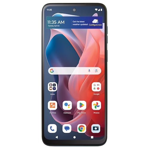 Total by Verizon |Motorola Moto g Play 2024 | Locked | 64GB | 5000mAh Battery | 50MP Quad Pixel Camera | 6.5-in. HD+ 90Hz Display | Sapphire Blue