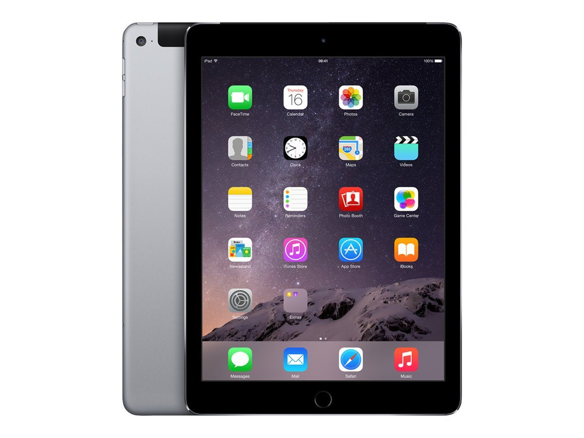 Apple iPad Air 2 16GB Cellular Space Gray (Renewed)